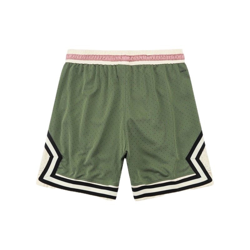 AJ retro-style green shorts