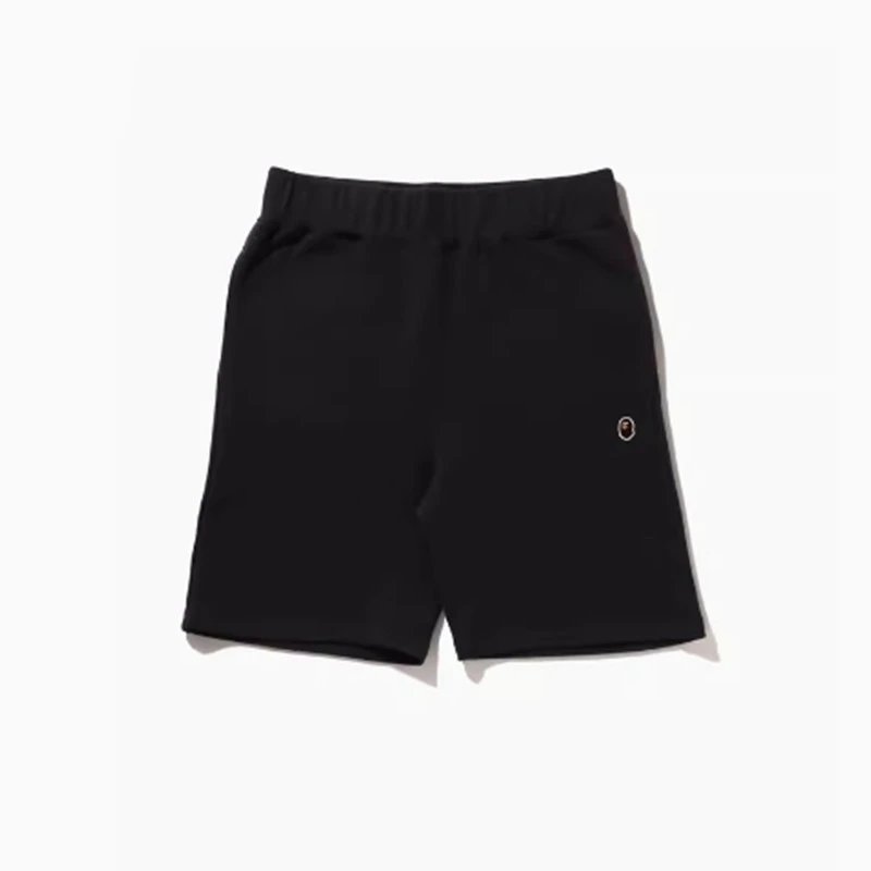 Bape basic black shorts