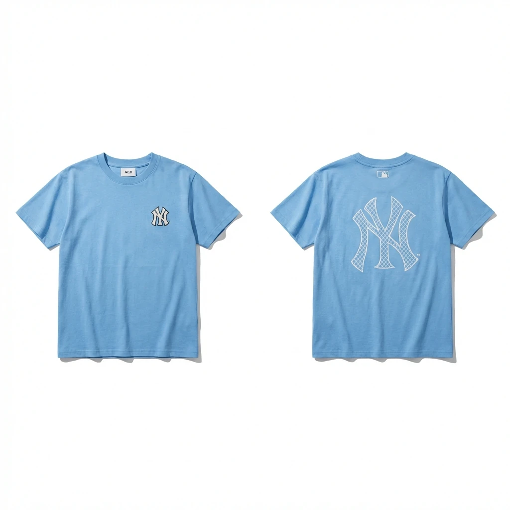MLB Classic Simple Style Blue T-shirt