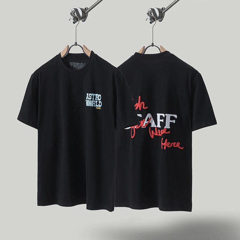 Travis Scott Astroworld Street Style Black T-Shirt
