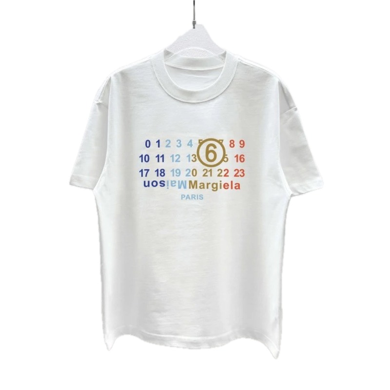 Maison Margiela MM6 Casual Style White T-Shirt