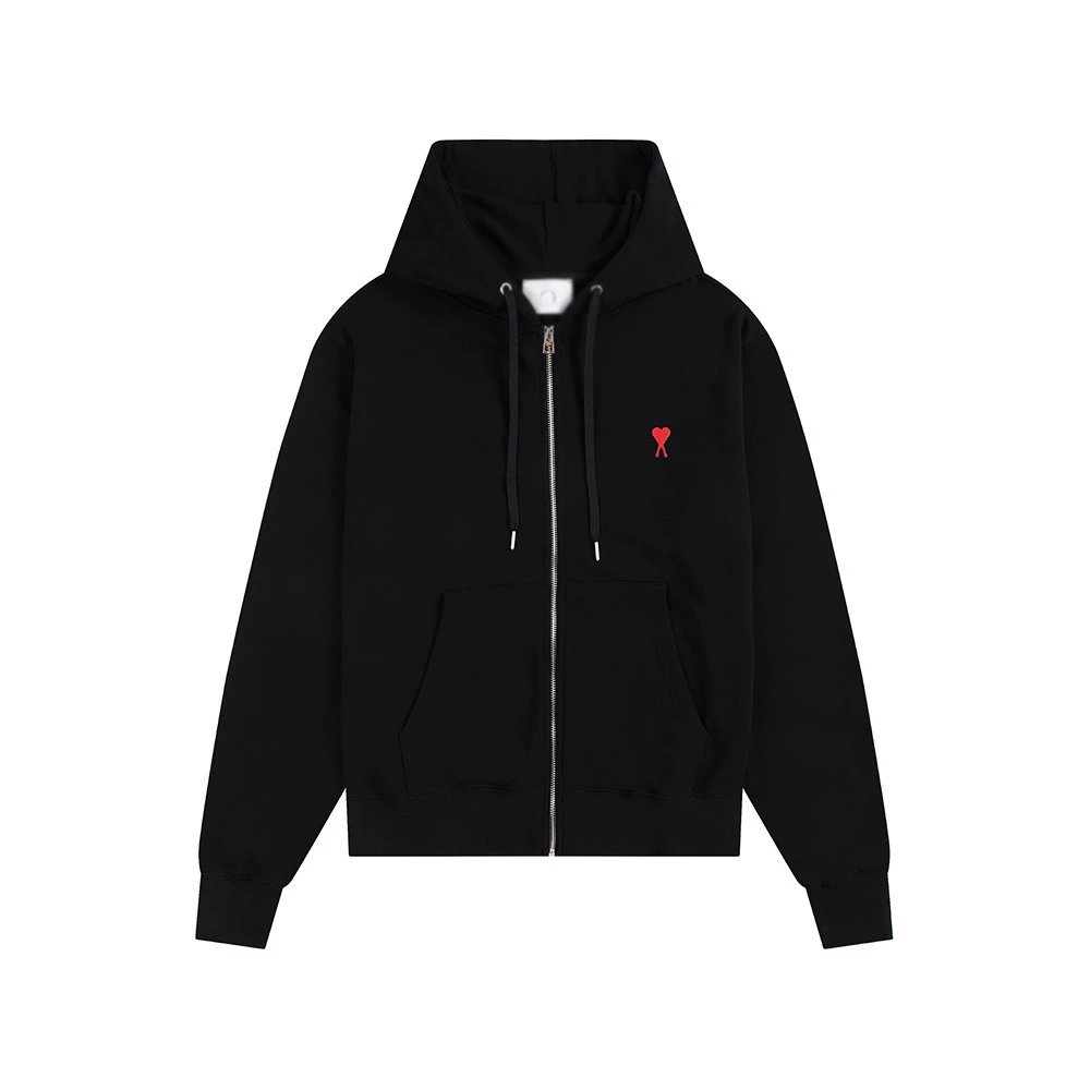 AMI Love Trend Brand Black Hoodie