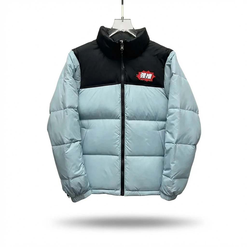The North Face Misty Blue Trendy and Cool Down Jacket