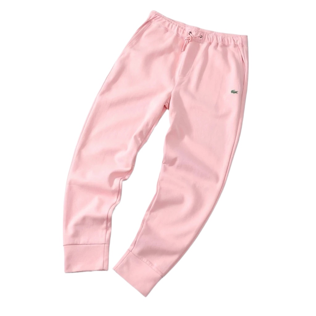 Lacoste simple-style pink sweatpants