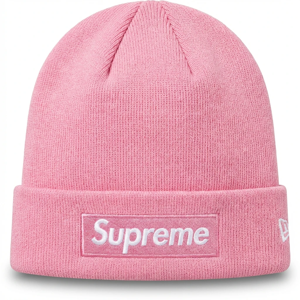 Supreme basic style pink cold hat