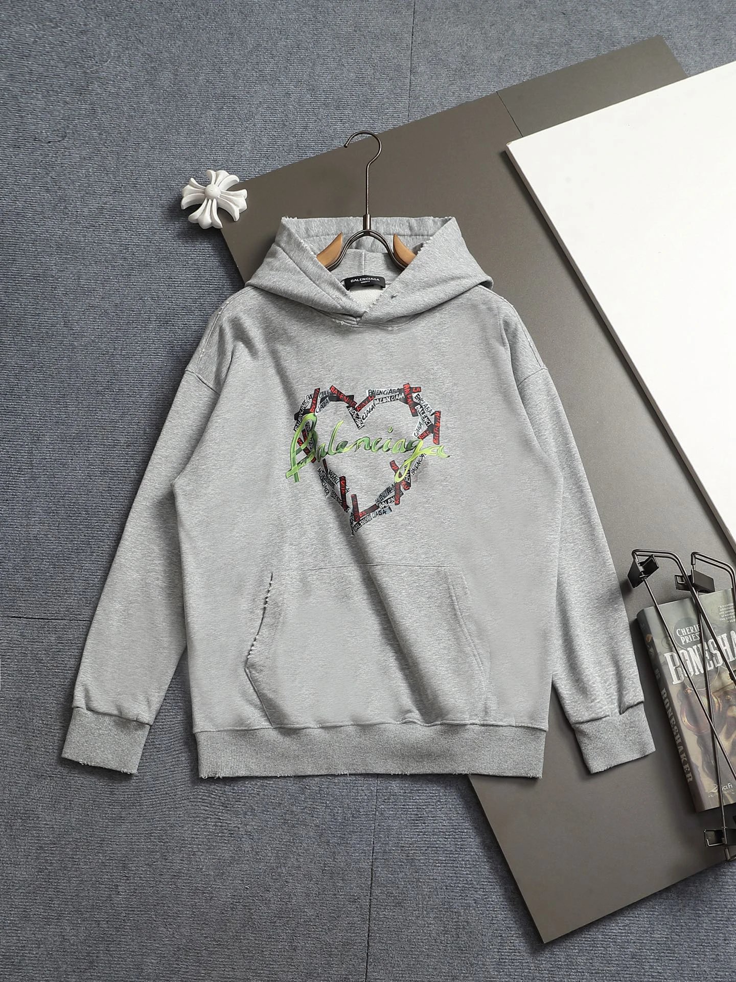 Photo Ready Broken Hearts Hoodie Relaxed Shape