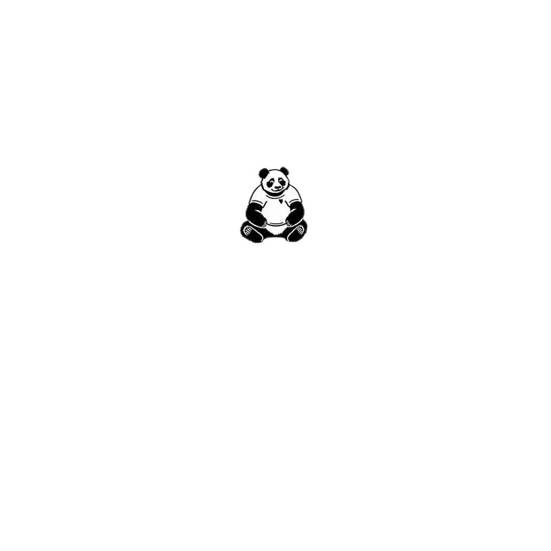 AMI Panda Print Style T-shirt