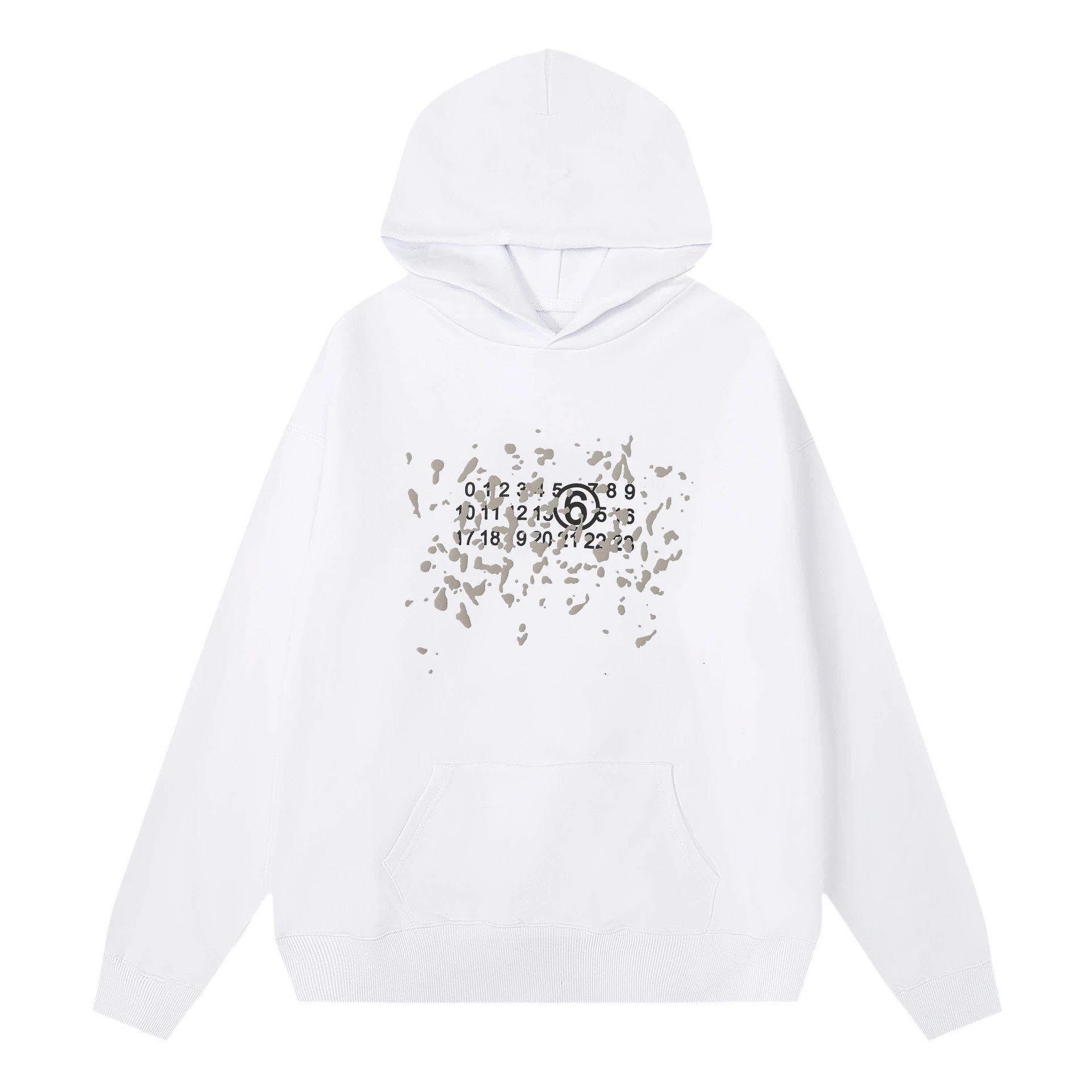Balenciaga Patterned Logo hoodie Black Pullover Small with Polished Detail
