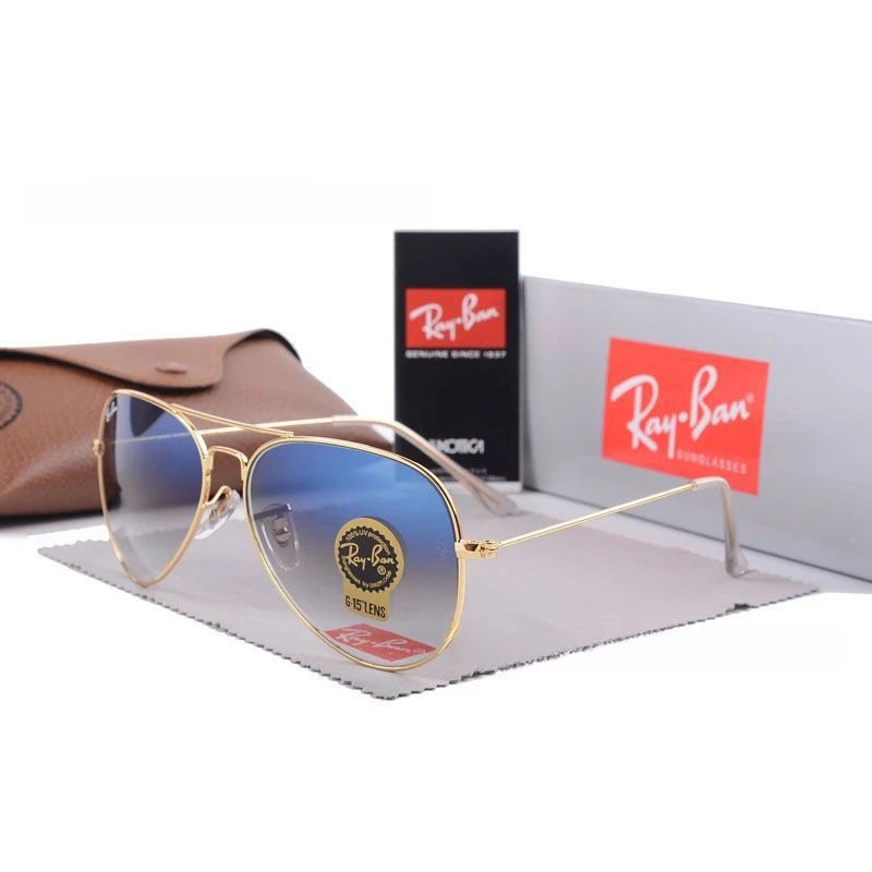 Ray-Ban Daily Aviator sunglasses Gold Tone Sunglasses with Visual Detail