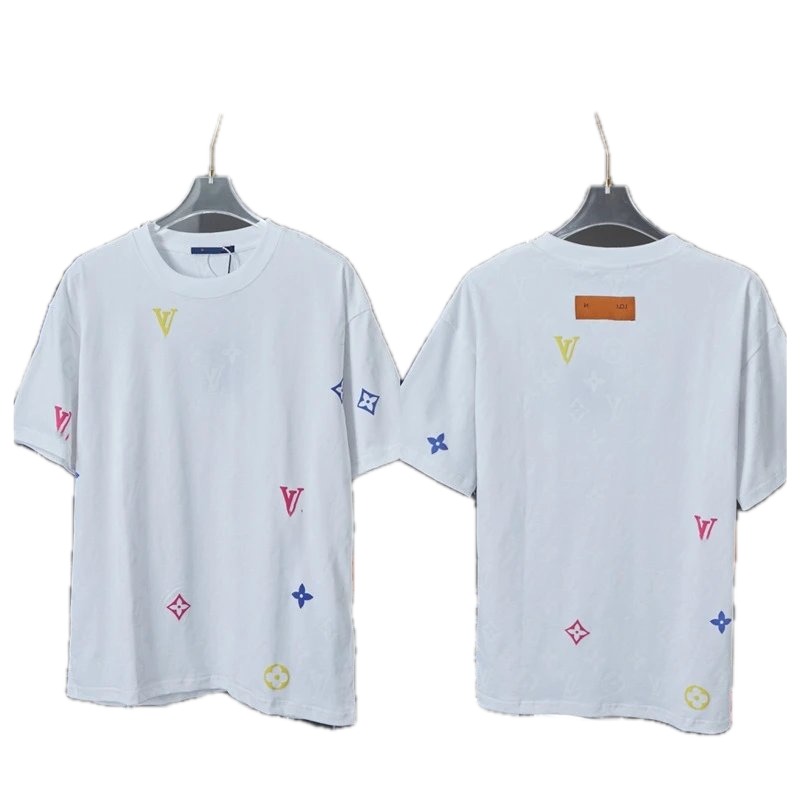 Louis Vuitton Monogram Casual Style White T-Shirt