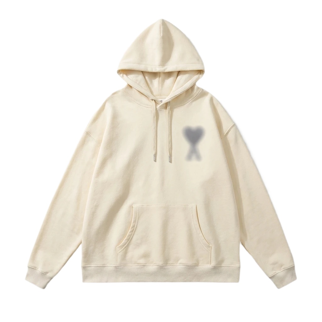 AMI Heart-shaped Minimalist Style Sweatshirt