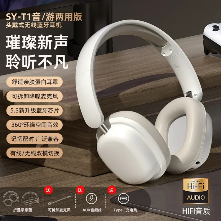 Sony WH-1000XM5 Wireless Headphones in White