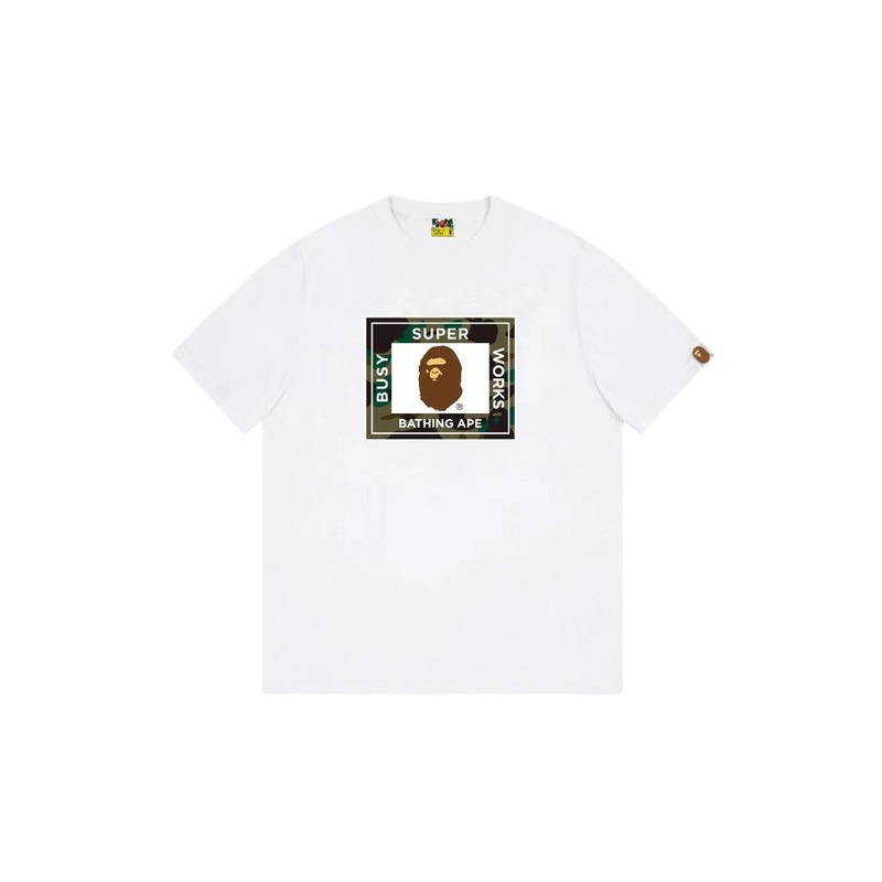 Bape Ape Head Camouflage Style Short-sleeve Shirt