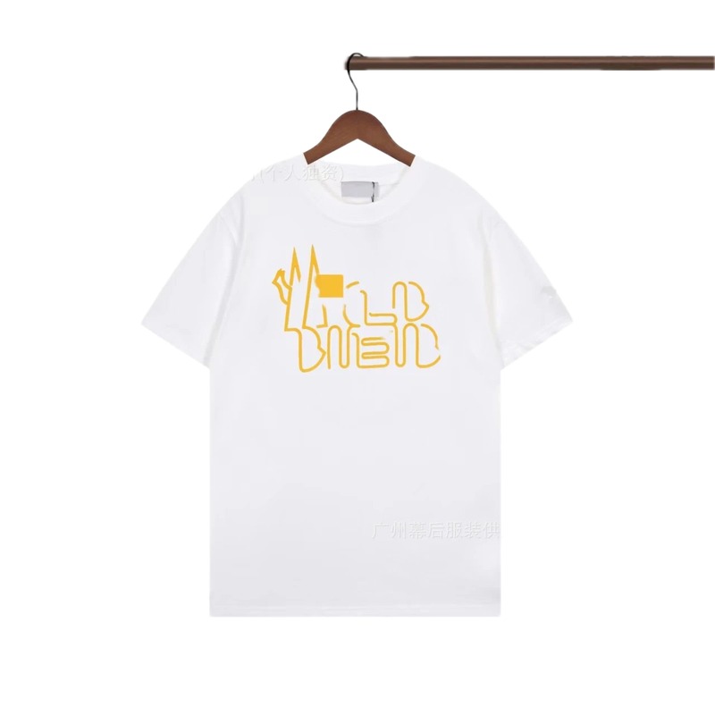 Moncler Line Sketch Print Casual Style White T-Shirt