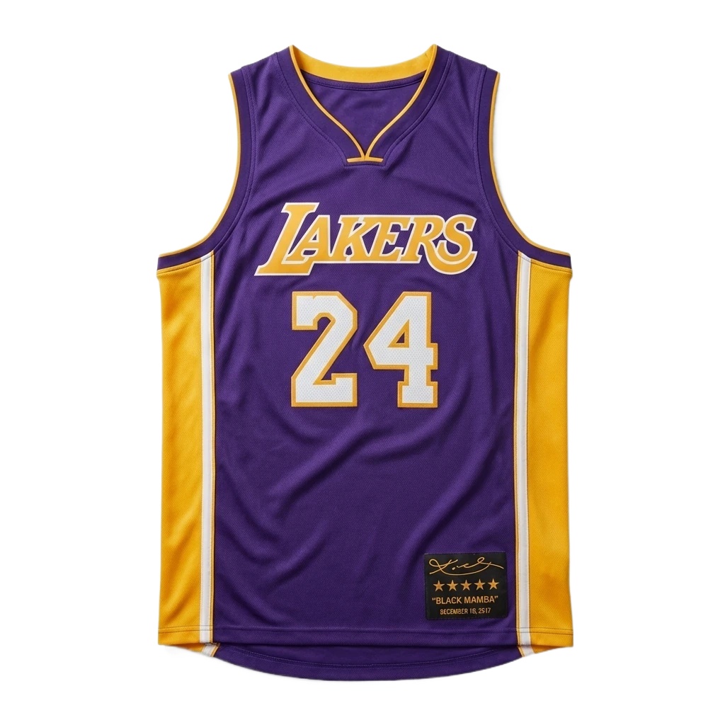 Kobe Lakers No. 24 basketball jersey
