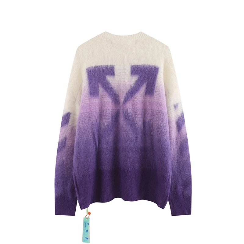 Off-White Gradient Trendy Sweater