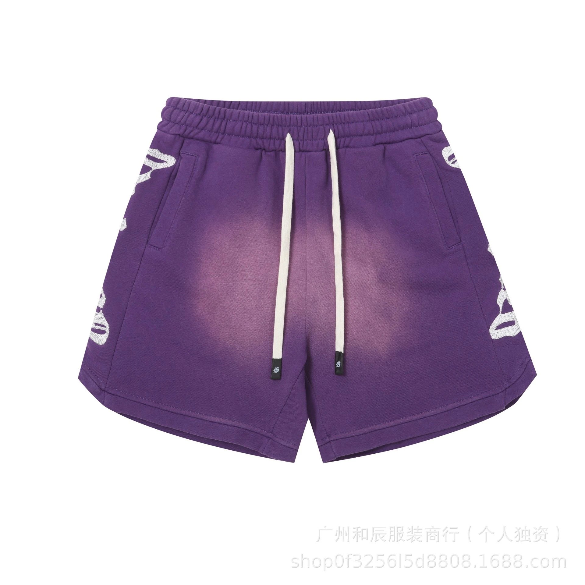 Godspeed Vintage Street Purple Casual Shorts