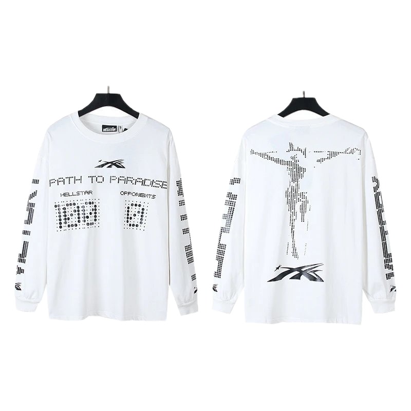 Hellstar religious style white T-shirt
