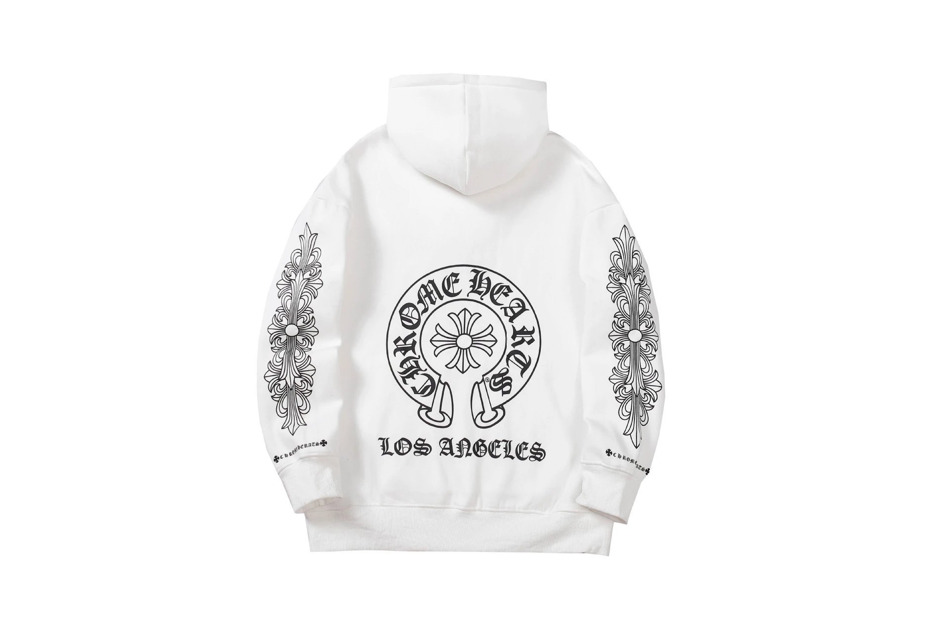 Chrome Hearts Daily Cross graphic hoodie Black Blue Cross for City Outfits