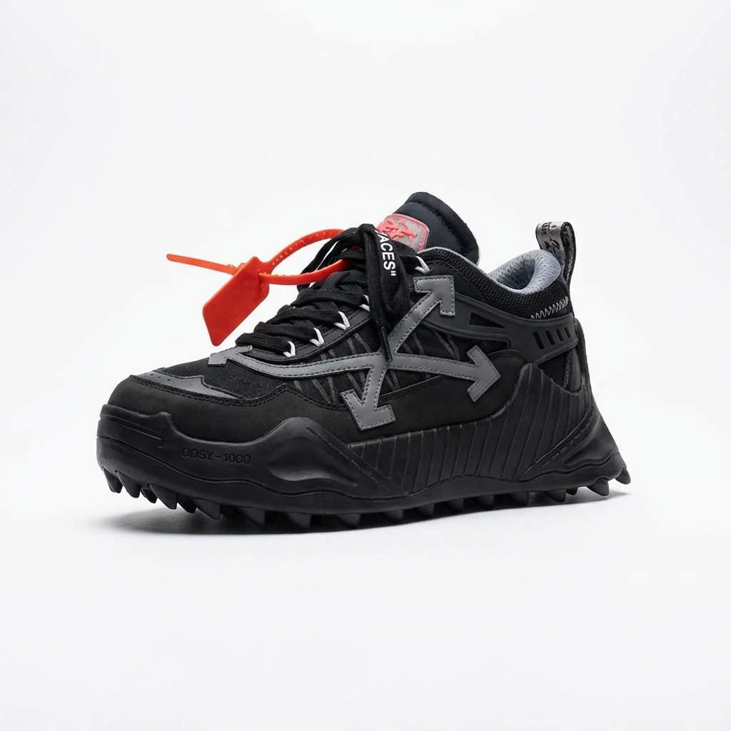 Off-White Arrow Leisure Black Shoes