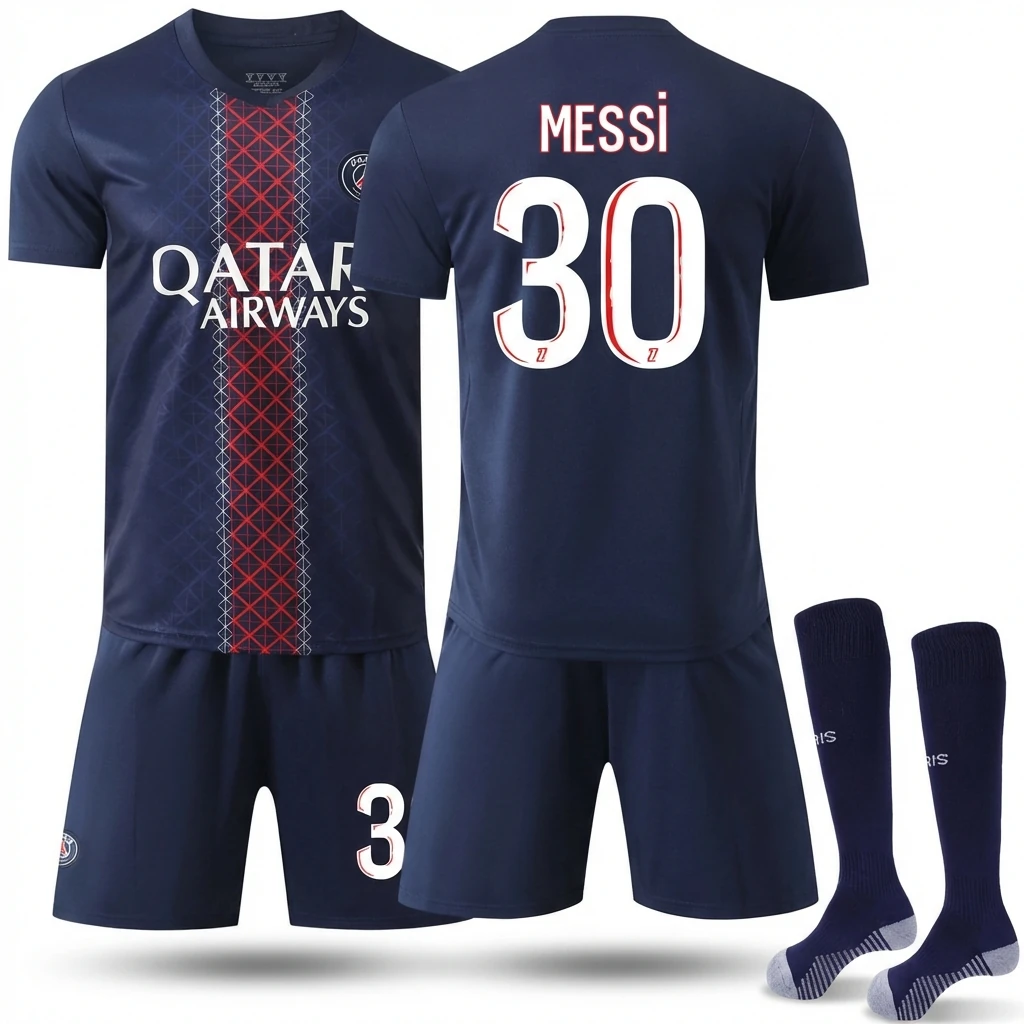 Paris Saint-Germain Messi version jersey set