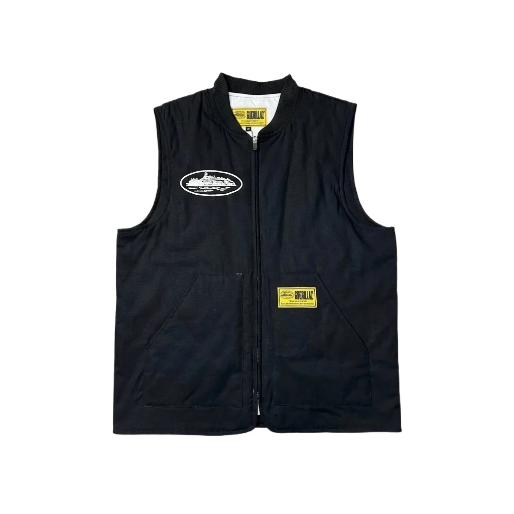 Corteiz black trendy vest