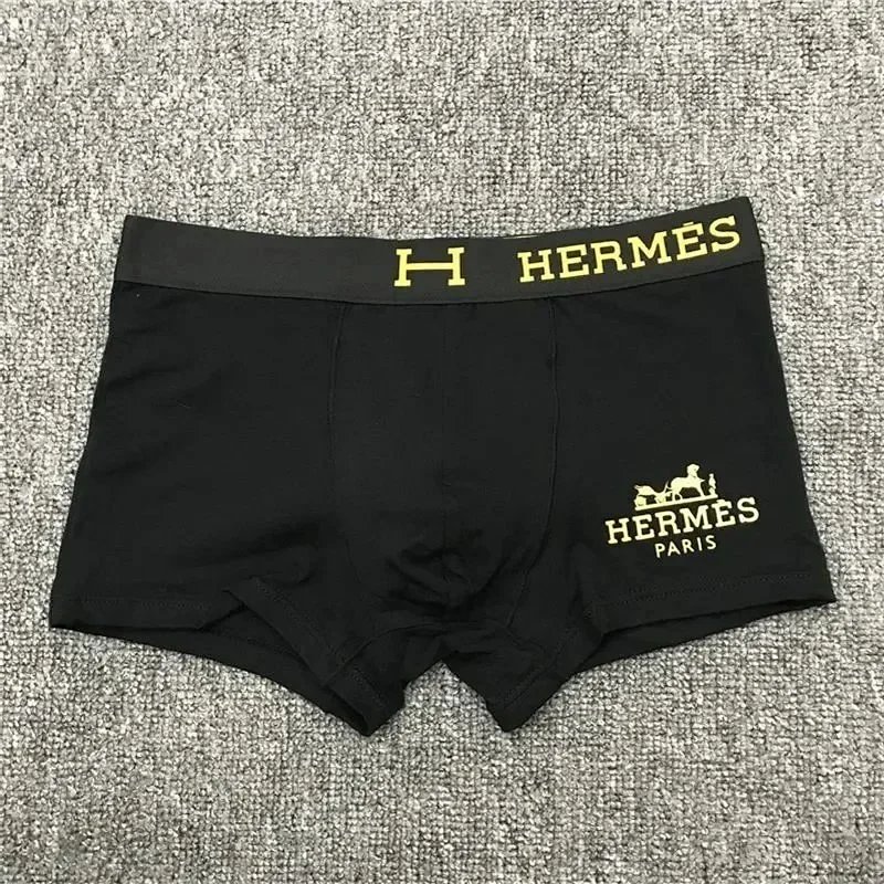 Hermes Classic Logo boxer briefs Black Boxer Briefs for Daily Styling