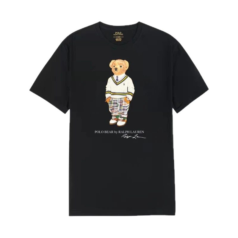 Ralph Lauren's Bear Series Black T-shirt