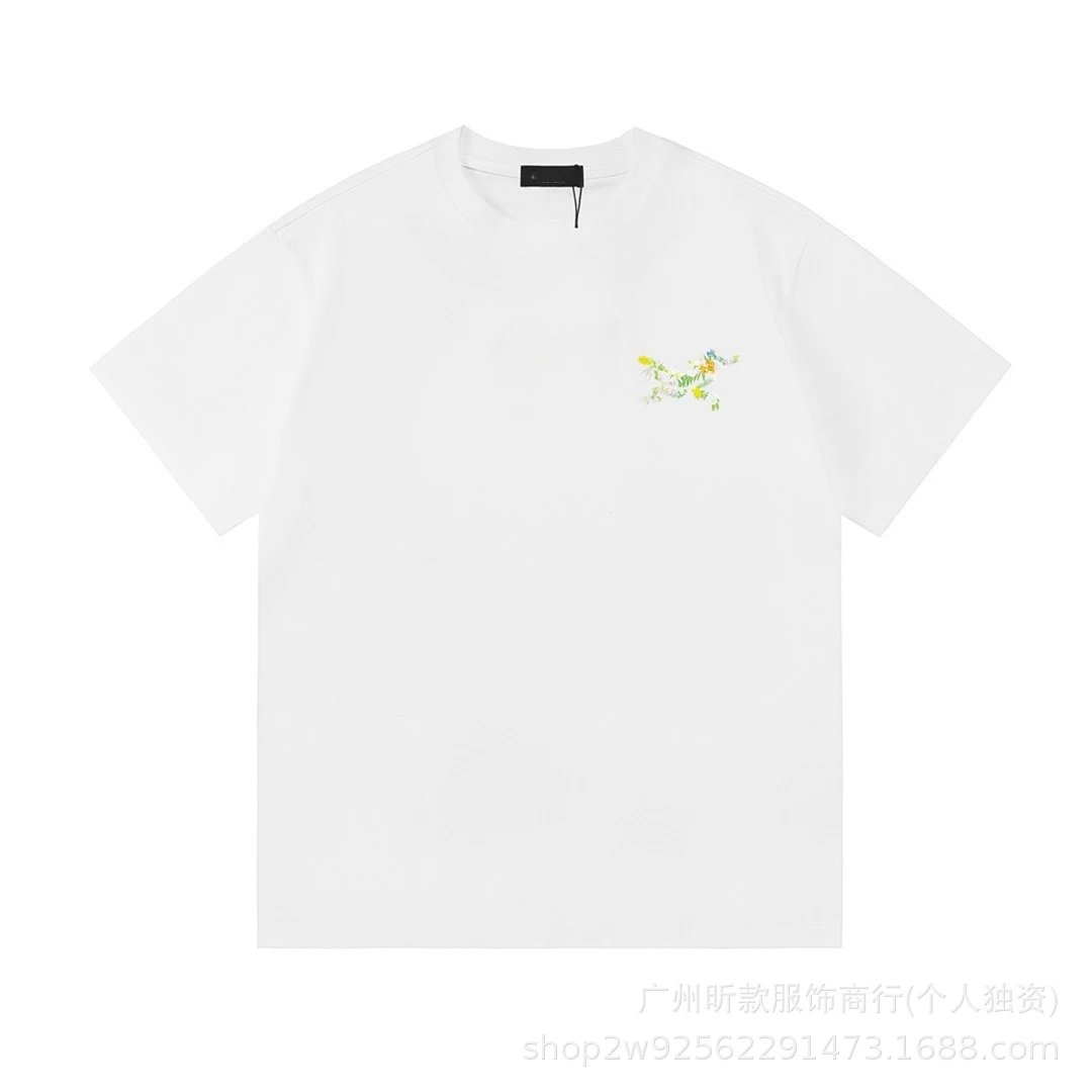 Arc'teryx Floral Print Outdoor Style White T-Shirt