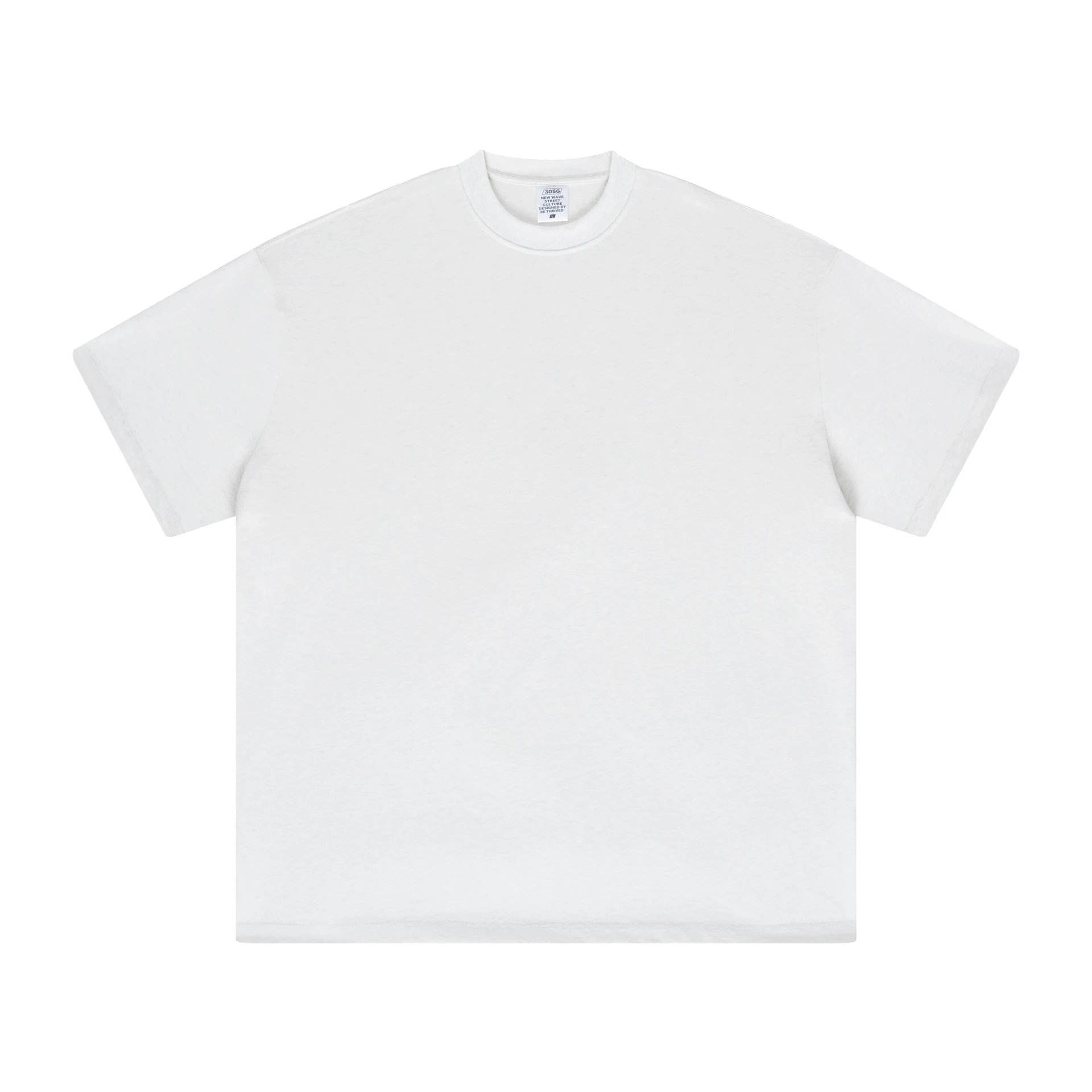 Classic Plain white T-shirt Minimal White Short for Daily Styling