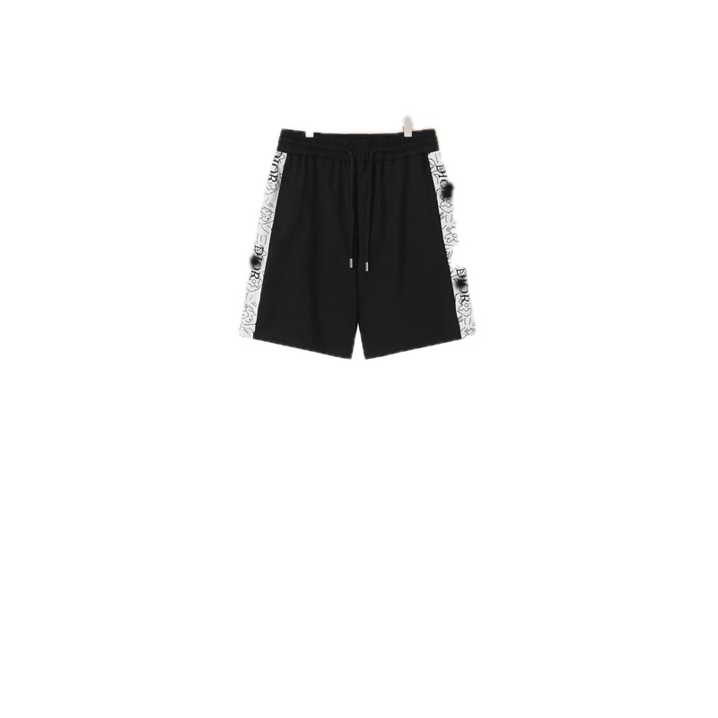 Louis Vuitton Side Print Casual Black Shorts