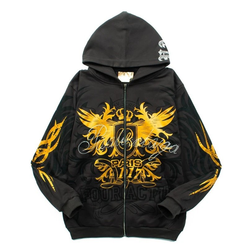 Mastermind Style W16 Zip Hoodie Relaxed Styling Skull