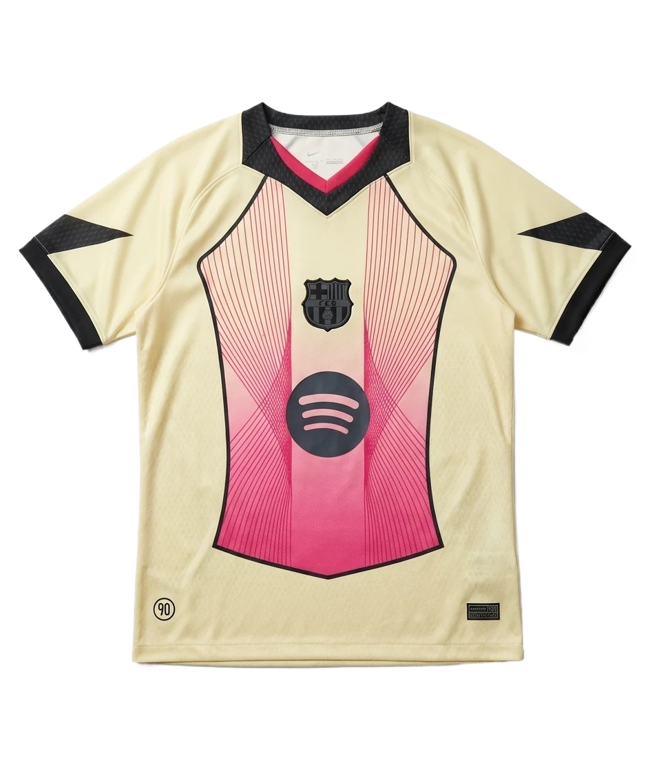 Barcelona Tokyo Ghoul trendy brand yellow-pink jersey