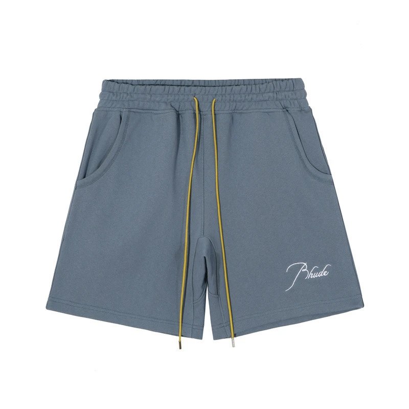 RHUDE casual style gray shorts