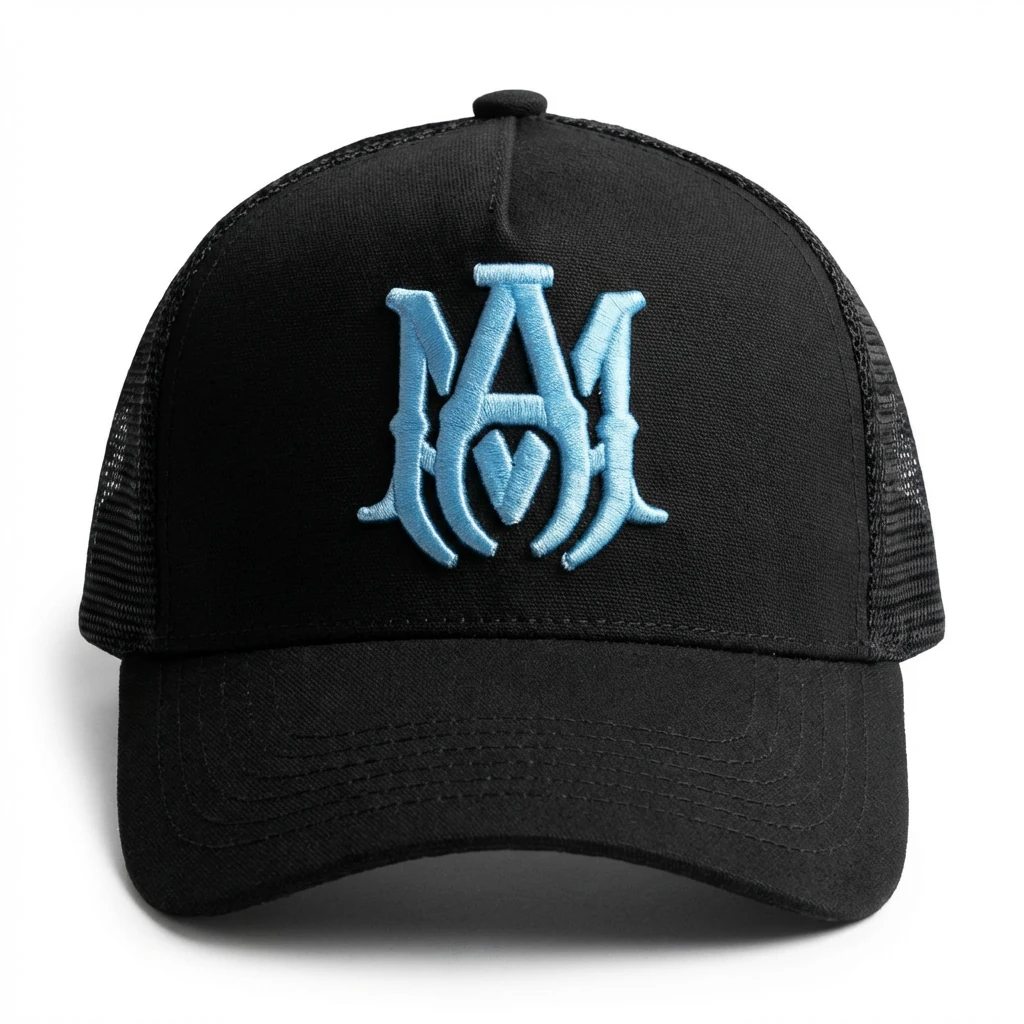 The classic black baseball cap of AMIRI.