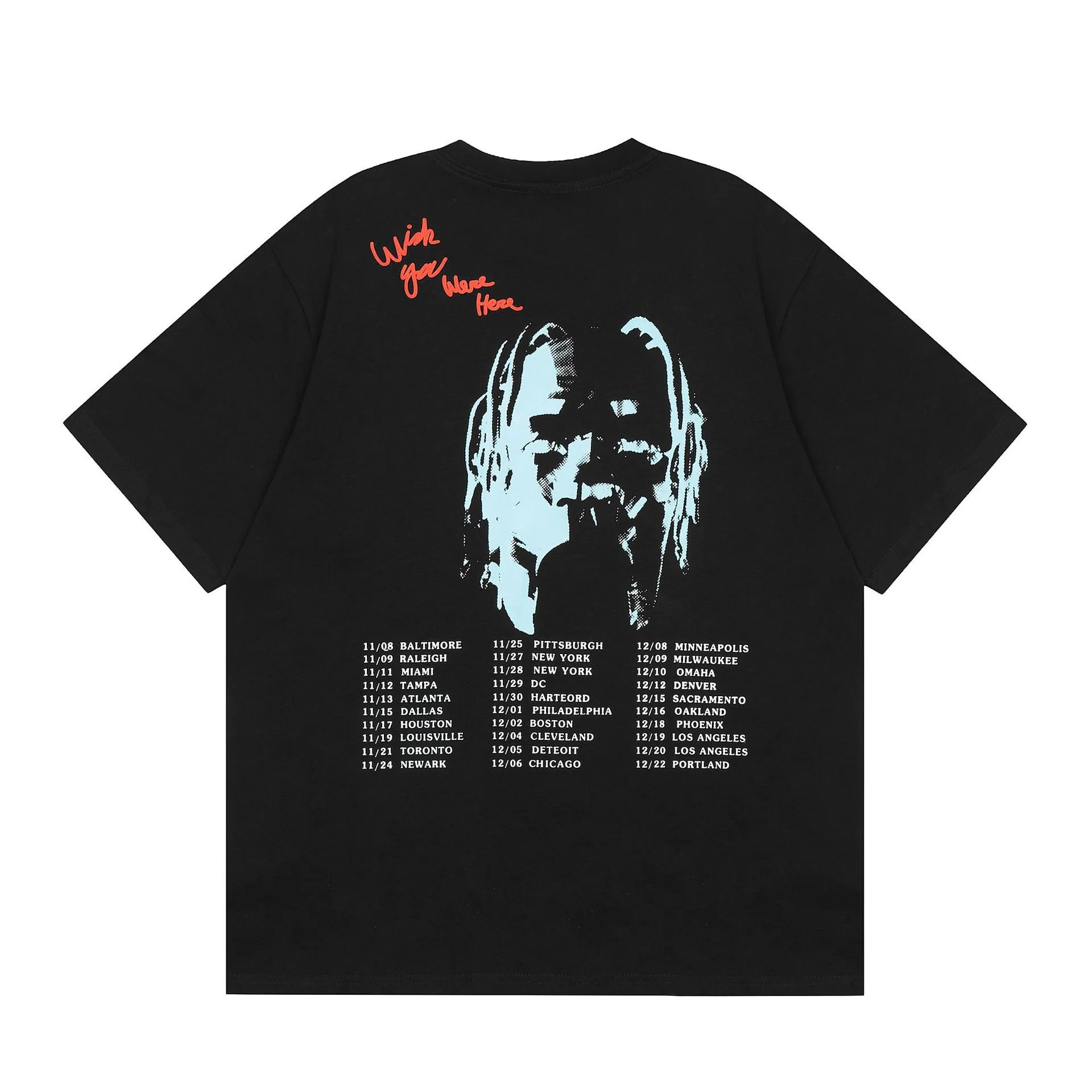 Travis Scott Weekend Graphic T-shirt Brown Travis Scott for Seasonal Looks