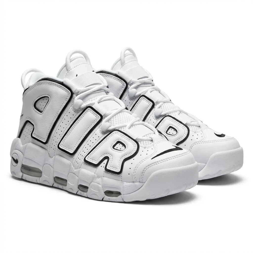 Nike Pippen series retro style white shoes