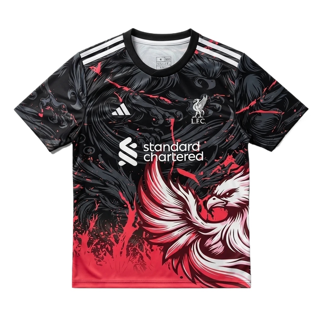 Tokyo Ghoul dark series black and red T-shirt