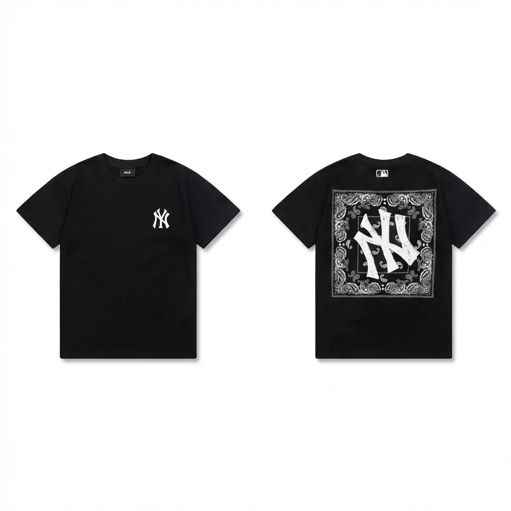 MLB Retro Style Black T-shirt