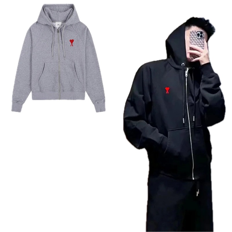 AMI Love Embroidery Trendy Brand Sweatshirt