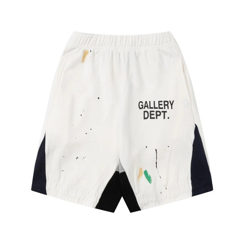 Gallery Dept. Graffiti Style White Shorts