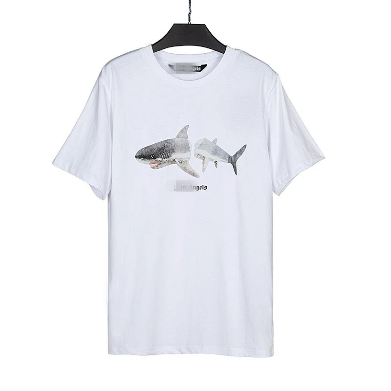 Palm Angels Patterned Bear graphic T-shirt White Colorful Bear with Polished Detail