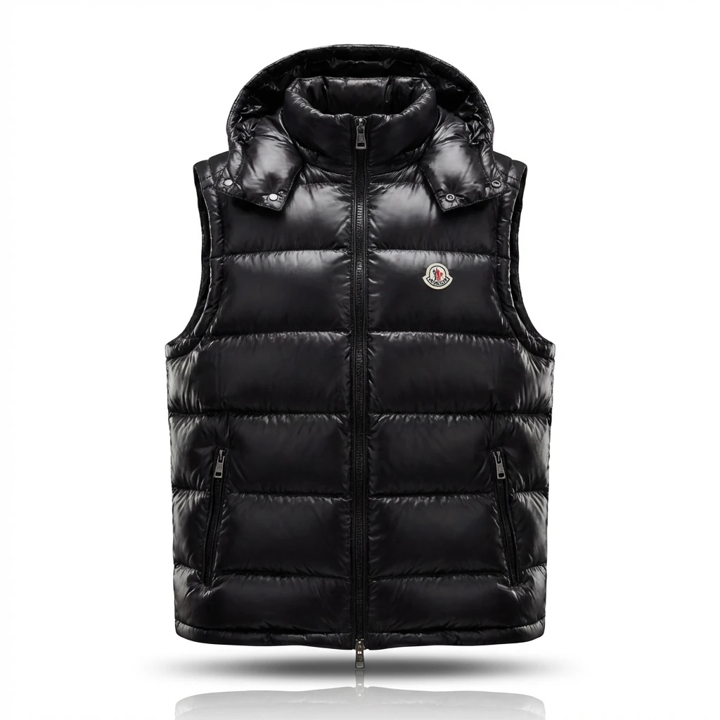 Moncler Black Trendy and Cool Down Vest