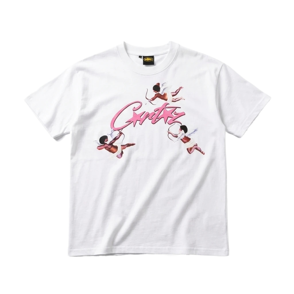 Corteiz Cupid Print White T-shirt