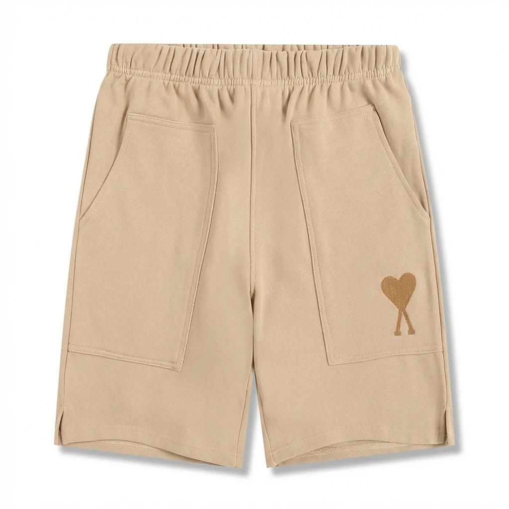 Ami Love Leisure Khaki Shorts