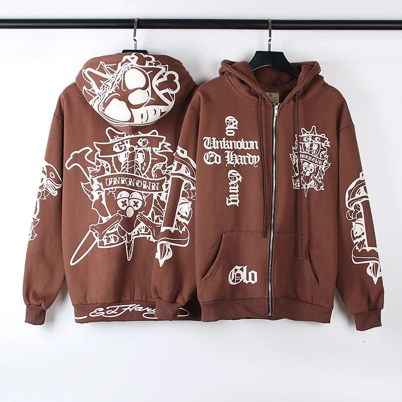 Mastermind Style W25 Zip Hoodie Smart Casual Skull