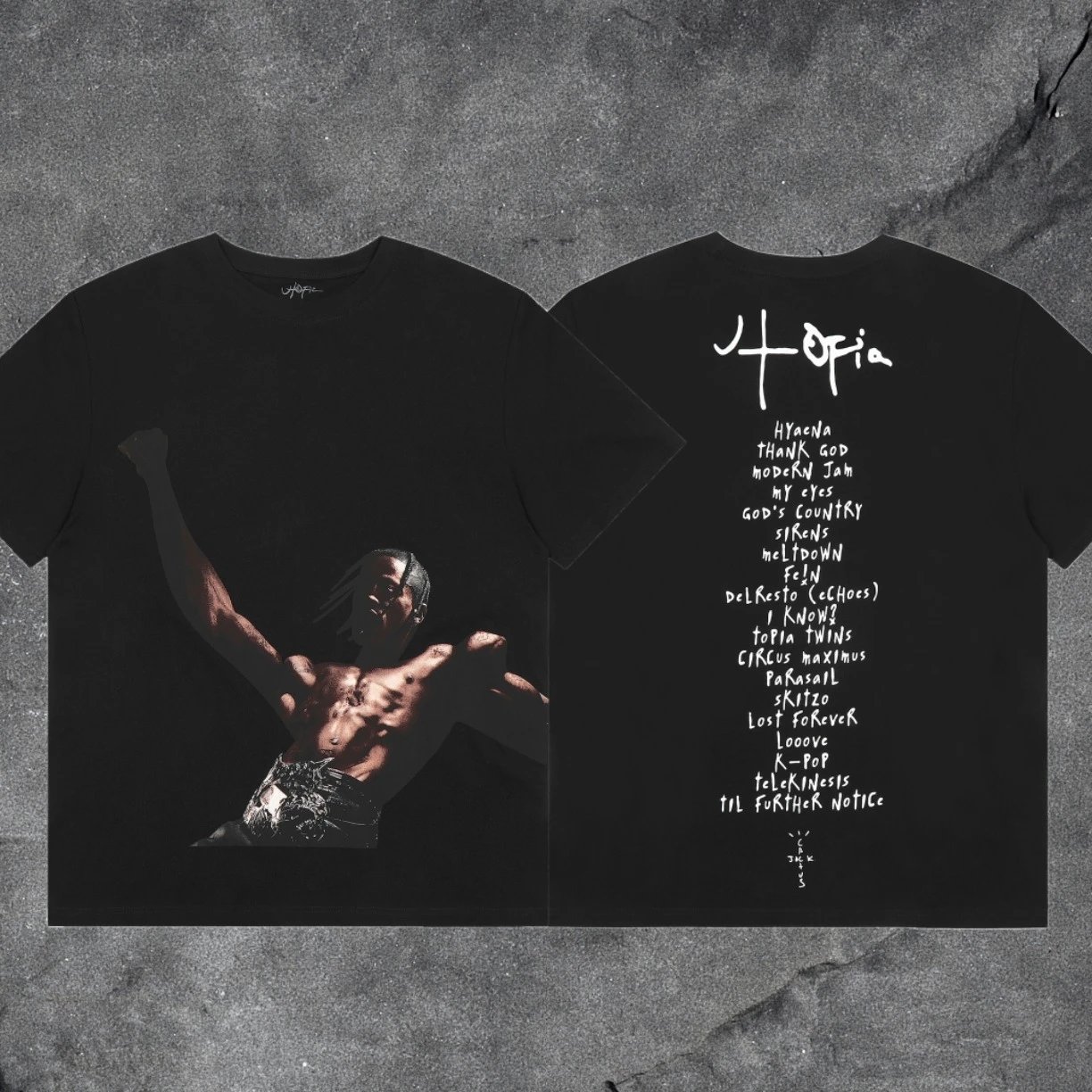 Denim Tears 2031-78 Black Graphic T-Shirt Gift Ready