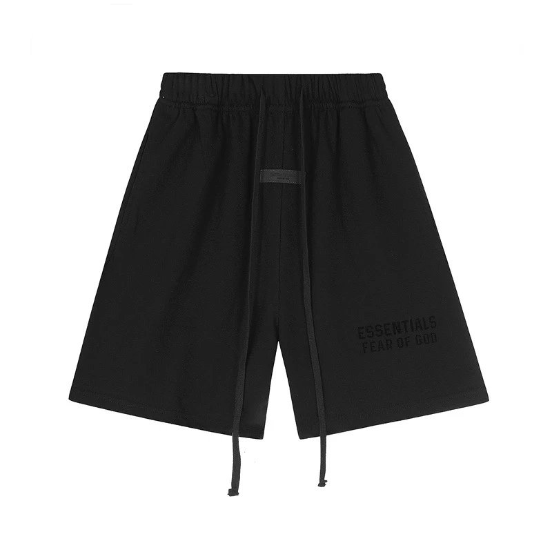 ESSENTIALS minimalist style black shorts