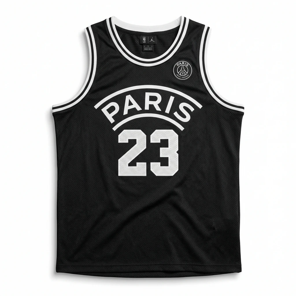 Balenciaga No. 23 retro-style jersey