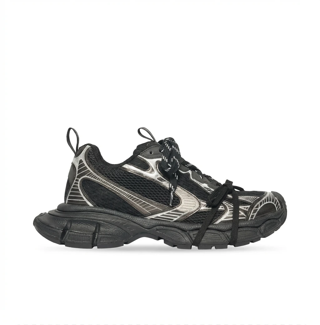 Balenciaga retro black and grey sneakers